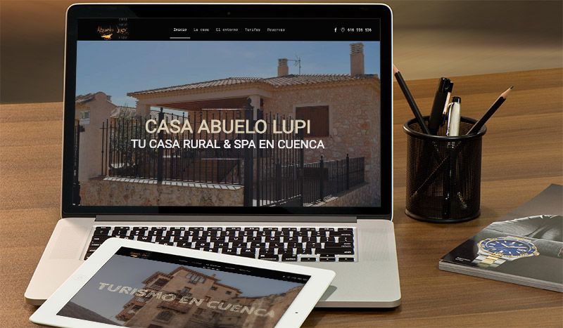 desenvolupament web Casa Abuelo Lupi