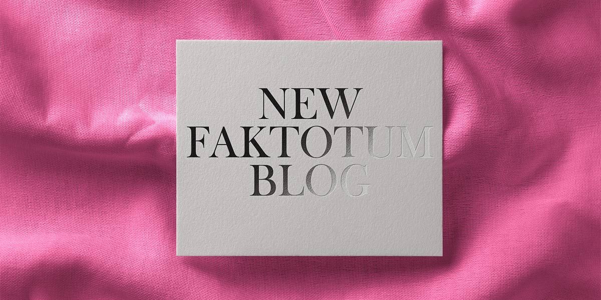 primer post blog faktotum