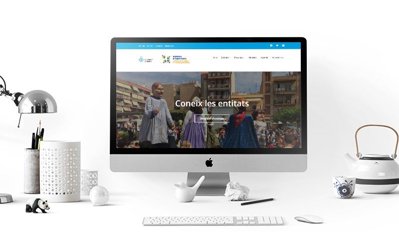 portal entitats mataro disseny web wordpress