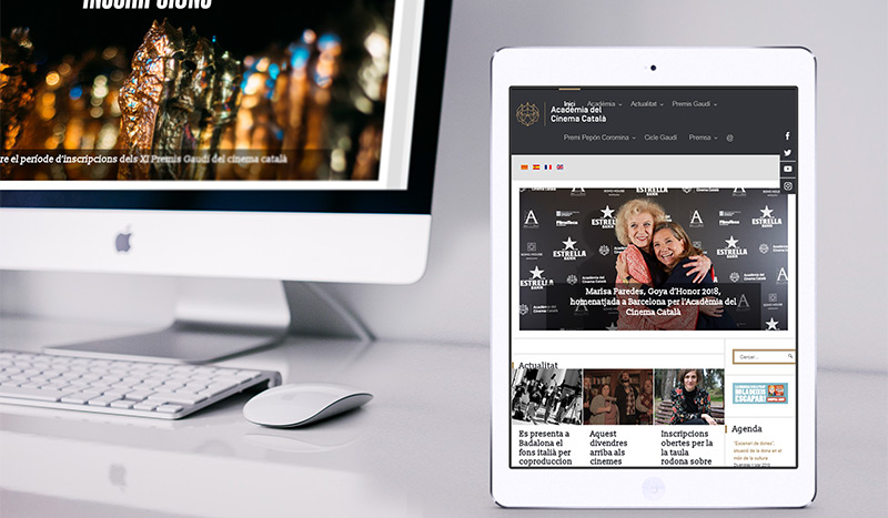 ACADEMIA CINEMA CATALA responsive web